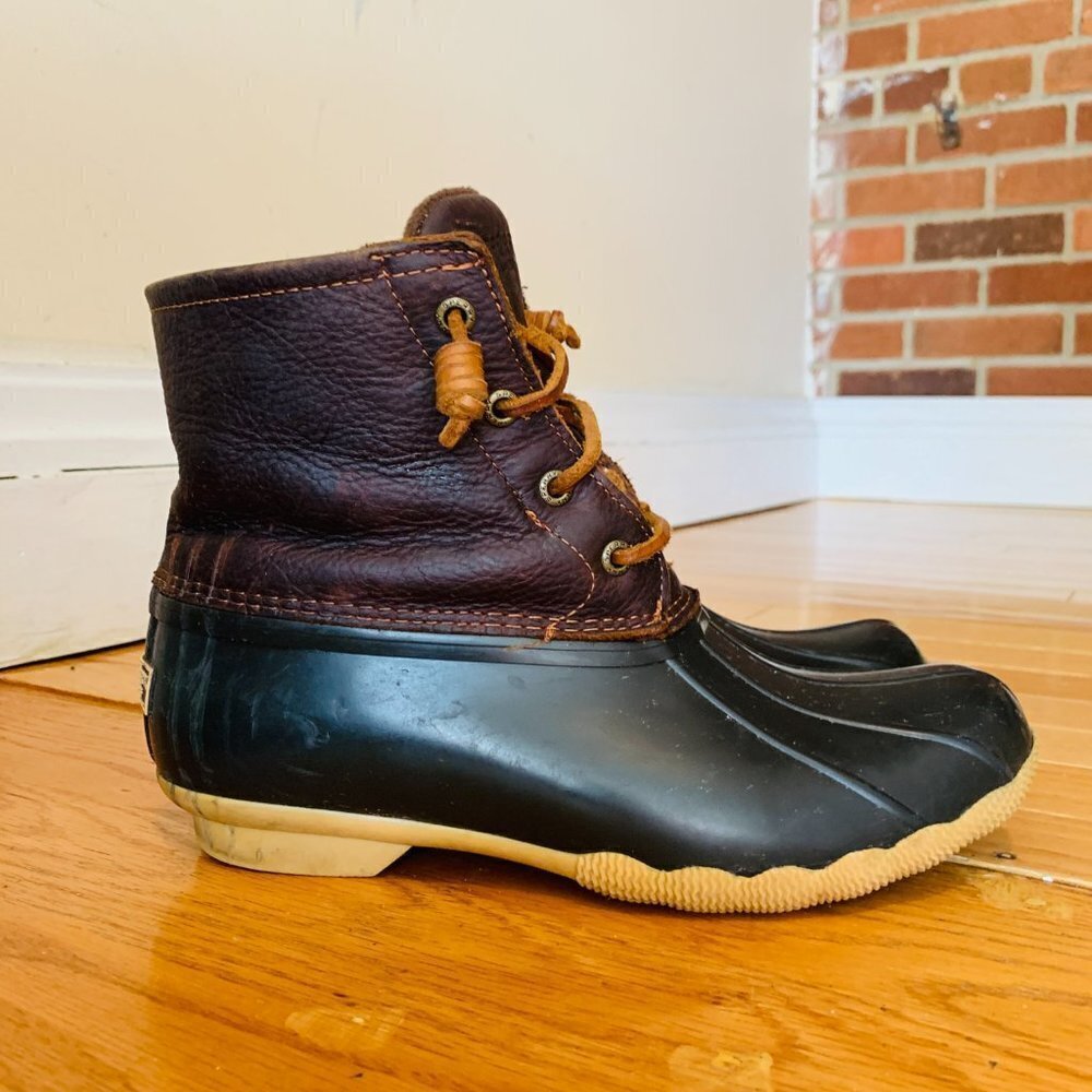 Sperry Top-Sider Saltwater Duck Boots Women's Brown - US 8 - Picture 10 of 14